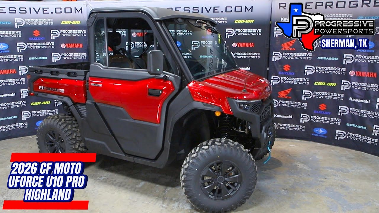 NEW 2026 CFMOTO UFORCE U10 Pro Highland Side by Side UTV For Sale In Sherman, TX