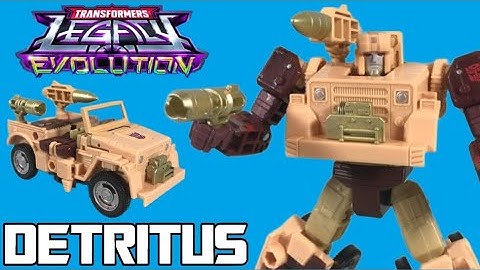 Well, He Certainly Is Present - Transformers Legacy Evolution Deluxe Class Detritus Review