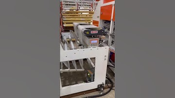 One out two ROLL garbage bag making machine