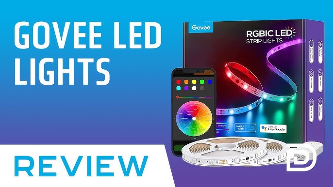 Govee RGBIC Strip Light Review  Best LED Strip Lights 2024? 