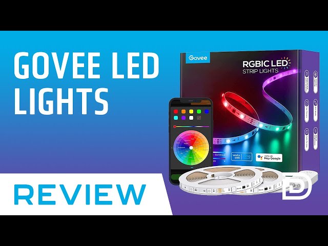 Govee 65.6ft RGBIC LED Strip Lights for Bedroom, Smart 65.6ft, Rgbic