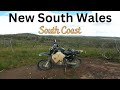 Solo adventure ride  new south wales south coast