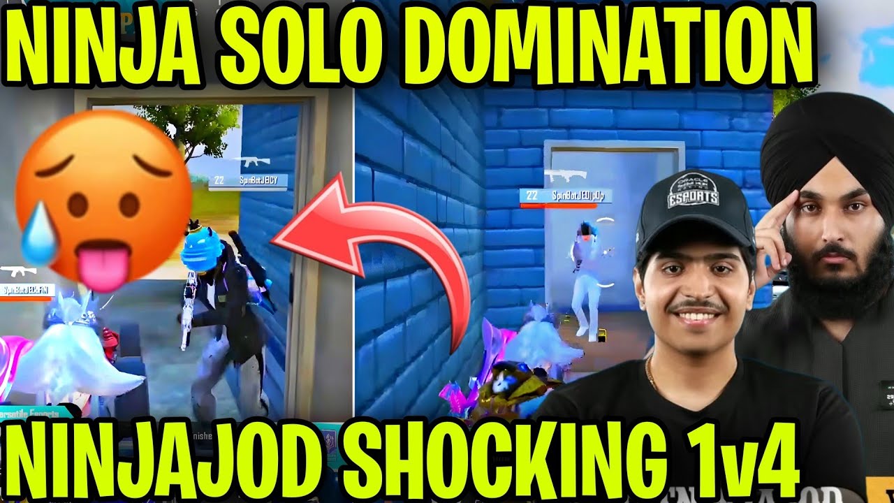 NinjaJOD Shocking 1v4 💀 Solo WWCD 🥵🔥
