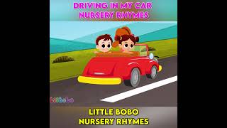 Driving In My Car | Little Bobo Nursery Rhymes And Kids Songs | Elephant #Shorts