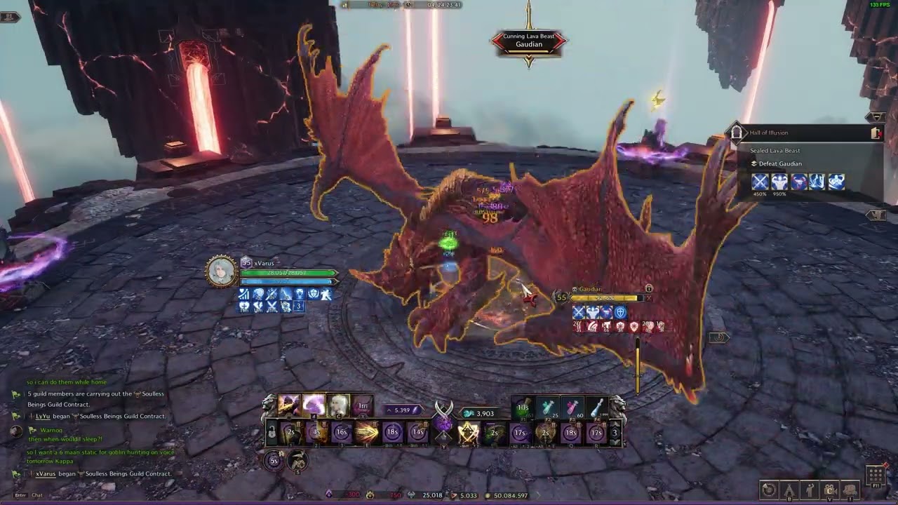 Throne & Liberty Hall of illusion: Gs dagger (Ravager) Solo t5 (Expert mode) Haylock & Gaudian POV