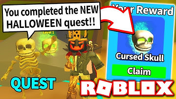 UNLOCK LIMITED MYTHICAL PET FROM *NEW* HALLOWEEN SKELETON QUEST in MINING SIMULATOR UPDATE! (Roblox)