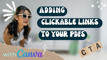 Clickable Link Using Canva | Adding Hyperlink to PDFs Using Canva | CTAs with Canva