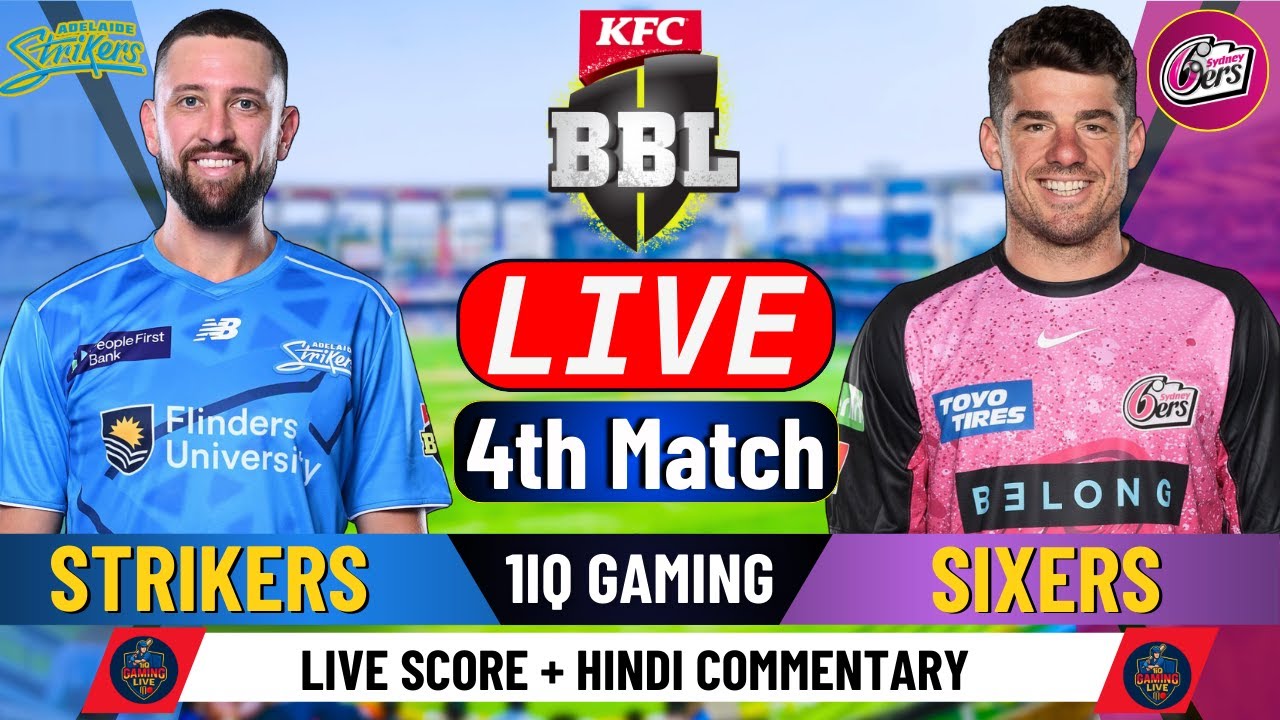 SS vs AS Live | BBL 2025 Live Match 4 | Cricket Live Score & Commentary