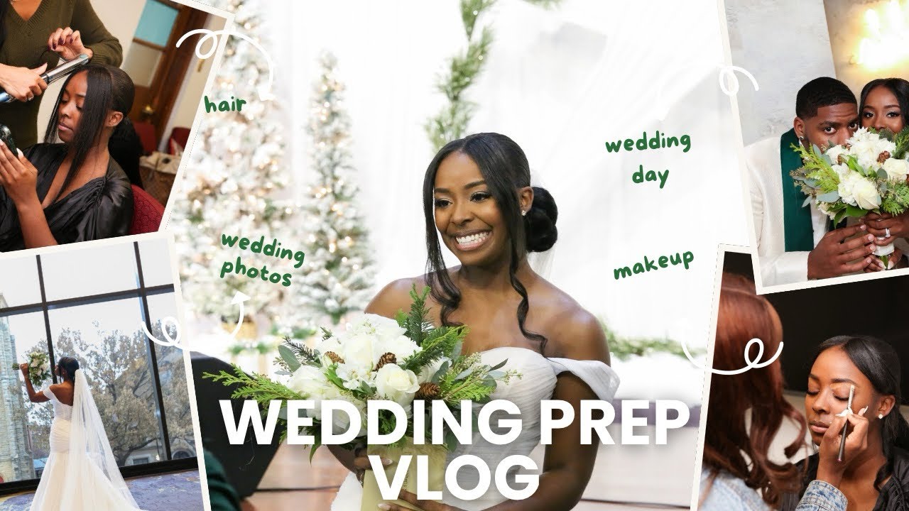 WEDDING WEEK VLOG💍🤍 maintenance (hair, nails, lashes, brows) + wedding prep!