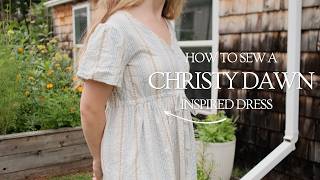 Sewing A Christy Dawn Inspired Dress
