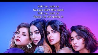 HOLD ON - Four more shots please - Lyrics video