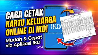 Cara cetak kartu keluarga online di aplikasi IKD