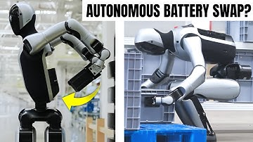 Robot Changes Its Own Battery Meet the Walker S2 Revolution