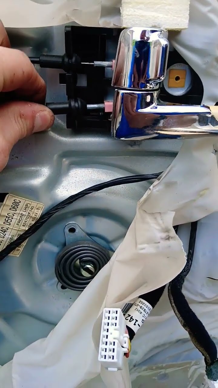 2008 kia spectra inner door handle release repair can we fix it