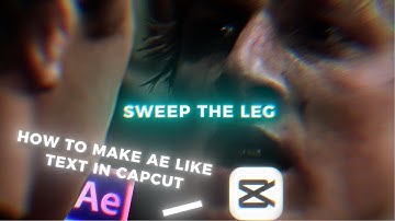 Ae like text tutorial | Capcut PC