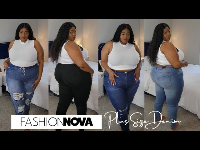Watch This Before You Buy Fashion Nova Curve Jeans!! Plus Size Jean Try On Haul 2022 | Size 22