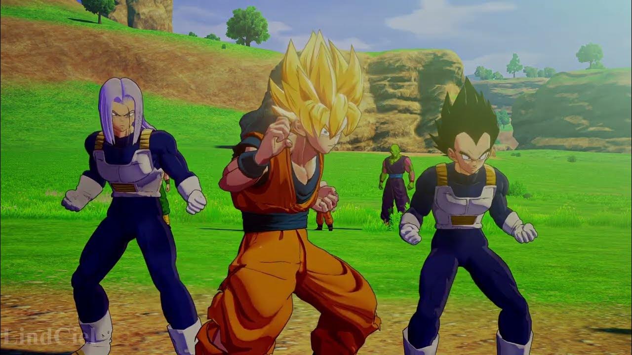 Dragon Ball Z Kakarot Ep 41 Goku & Vegeta & Trunks vs Cell Juniors