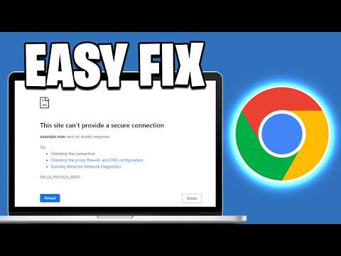 How To Fix Google Chrome This Site Can't Provide A Secure Connection - Updated Guide