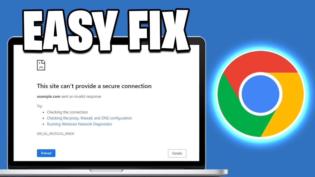 How To Fix Google Chrome This Site Can't Provide A Secure Connection ...