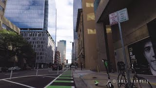 Cherry Creek Trail (Denver) cycling commute time lapse