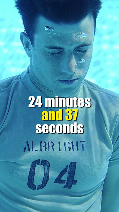 Budimir Šobat Holds the World Record for Holding Breath Underwater | Science Facts