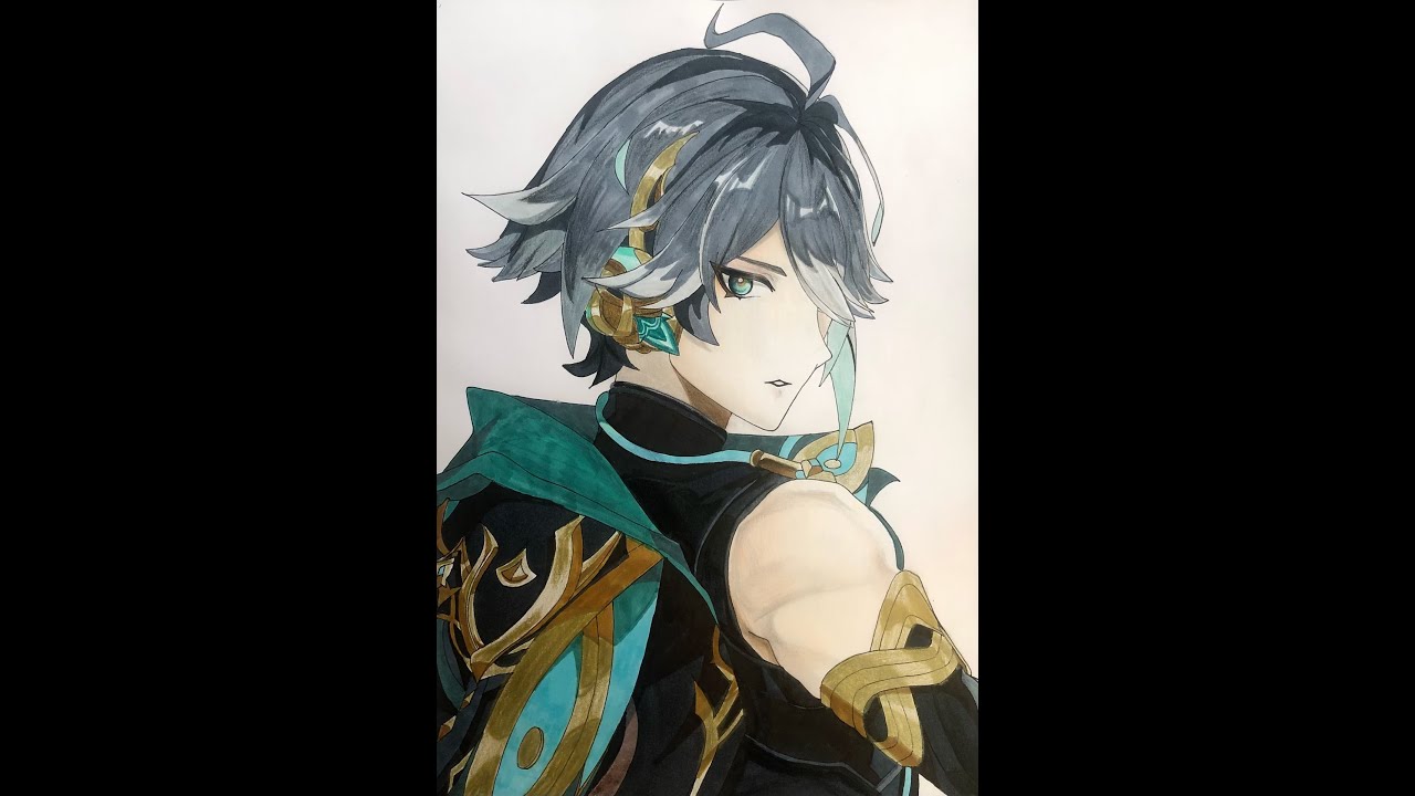 How to draw Alhaitham from 