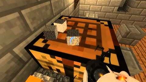 Minecraft in Portal 2 (Part 2: The Mine) Walkthrough