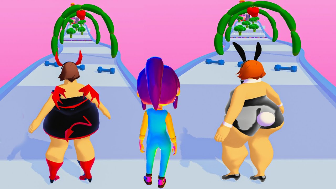Body Race 🍔🥒👸 All Levels Gameplay Android-iOS New Updates