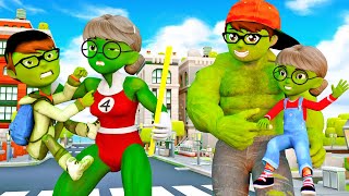 Doctor Couple Hulk Has New Power - Monster Attack Again - Scary Teacher 3D How CIty Alive?