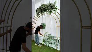 40 by 20 Truss Wedding decorations | Flower Decoration Work