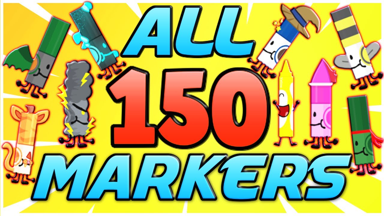 Find the Markers ALL 150 MARKER & BADGES 100 Guide in Roblox YouTube