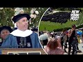 Jerry seinfeld booed by antiisrael protesters who walk out of his duke commencement speech