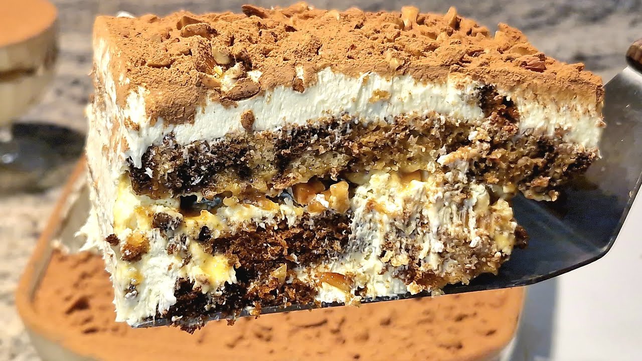 تحلية دولتشي كيك من أبن و أحسن و ألذ التحليات نهار جربوها توليلكم إدمان مقادير بسيطة موجودة في بيت