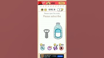 Brain test level 35 Gameplay solution