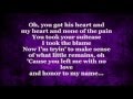 The Script - Breakeven (Lyrics)