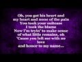 The script  breakeven lyrics