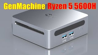 Обзор и тестирование мини-ПК GenMachine на Ryzen 5 5600H: доступное решение для работы и развлечений