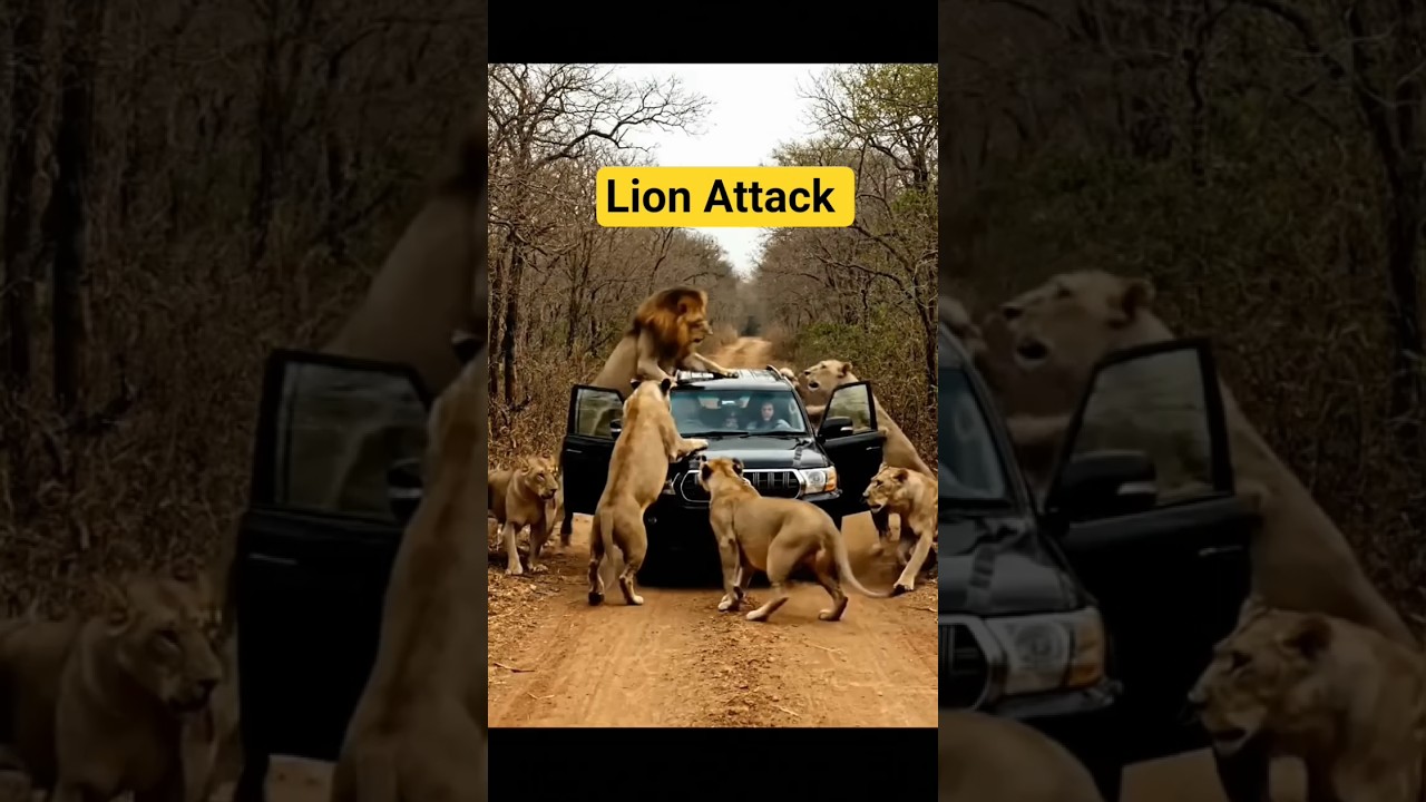 Lion Attack Car 