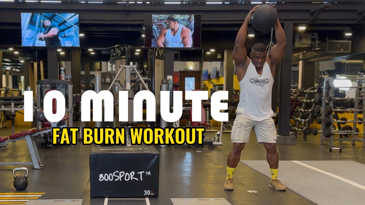 10 MINUTE FAT BURN WORKOUT | Don Praise - YouTube
