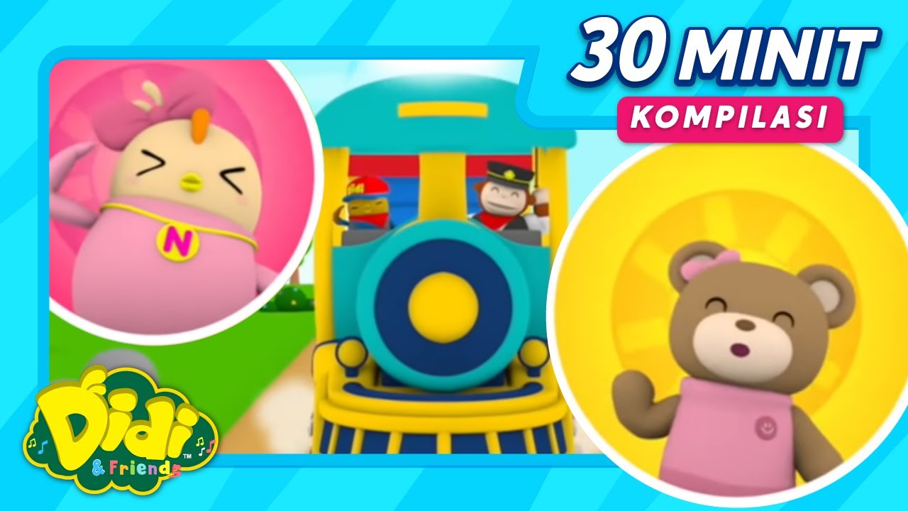 Kereta Api Didi I 30 Minit I Lagu Kanak-Kanak I Cerita Kanak-Kanak I ...