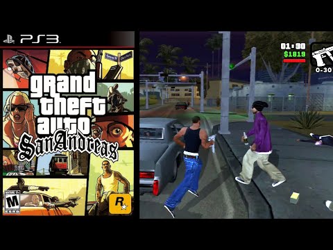 Grand Theft Auto: San Andreas  (PS3) Gameplay 