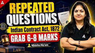 CAIIB BRBL June 2026 | Repeated Questions on Indian Contract Act, 1872 | Nikkita Singh screenshot 1