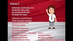 Indonesia Raya Full 3 Stanza Lirik dan Lagu  - Durasi: 4:19. 
