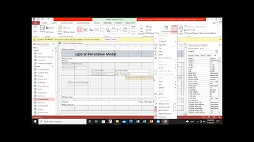Tutorial Access cara Membuat Laporan Keuangan Part 9/15