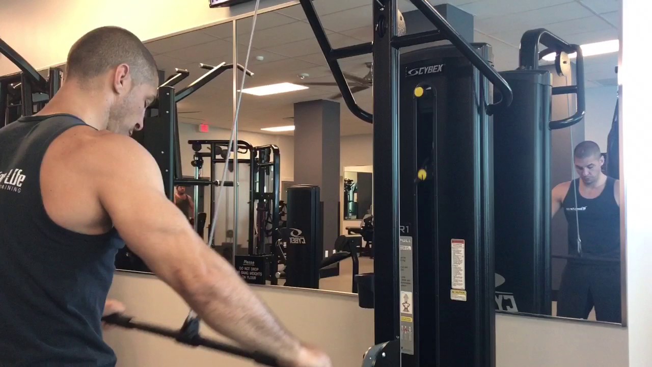 HOW TO DO A STANDING CABLE PULLOVER YouTube