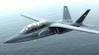 Textron AirLand - Scorpion Light Strike/ISR Fighter At RIAT 2015 [1080p]
