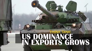 SIPRI: Trade of major arms booming from 2017 to 2022 and US is unsurprisingly No.1 exporter
