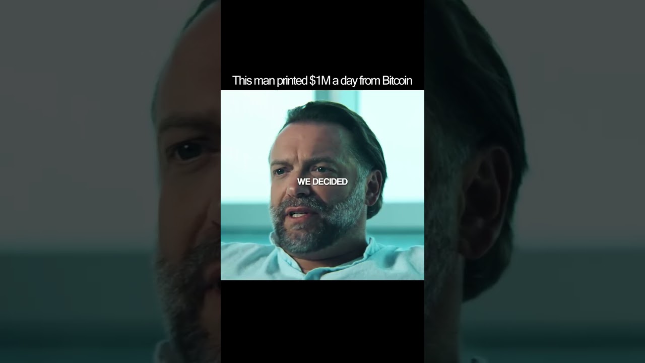 This man printed $1M a day from Bitcoin #bitcoin #shorts
