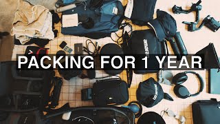 What I'm packing for 1 year of travel