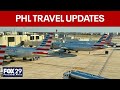 Flight delays continue at Philadelphia International Airport